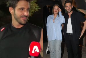 Γιώργος Λιβάνης: Αμήχανος μπροστά στις κάμερες – Τον ρώτησαν για τον χωρισμό από την Ανδρομάχη, τι απάντησε – Βίντεο