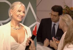 Σκορδά: Η λαμπερή κοινή εμφάνιση με τον Αθανασιάδη – «Πρόδωσε» την ημερομηνία του γάμου της στη κάμερα του ALPHA – Βίντεο