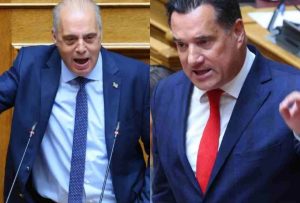 Χαμός στη Βουλή, ξέφυγαν τα πράγματα: Άγριος καβγάς Άδωνι – Βελόπουλου  – «Πατριώτης της φακ…» – «Το έβαλε στα π…»